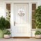 Spring Flower Welcome Door Sign Wildflower Wooden Hanging Sign Floral Butterfly Door Hanger Sign for Spring Indoor Outdoor Farmhouse Home Porch Window Decor